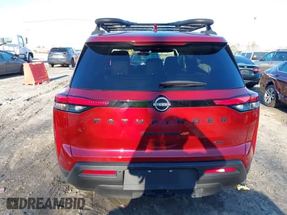 2023 Nissan Pathfinder Rock Creek with VIN 5N1DR3BD2PC201346, listed as a IAAI auction lot 41497308 with 49,827 mi miles and . Bid and sale history available at DreamBid. Image 16.