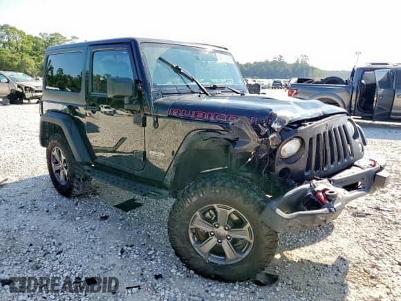 2018 Jeep Wrangler Rubicon Recon with VIN 1C4BJWCG4JL842972, listed as a Copart auction lot 80024895 with 55,100 mi miles and Salvage title. Bid and sale history available at DreamBid. Image 4.
