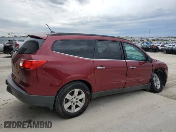 2010 Chevrolet Traverse 1LT with VIN 1GNLVFED7AJ205606, listed as a Copart auction lot 81248545 with Not provided miles and Salvage title. Bid and sale history available at DreamBid. Image 3.