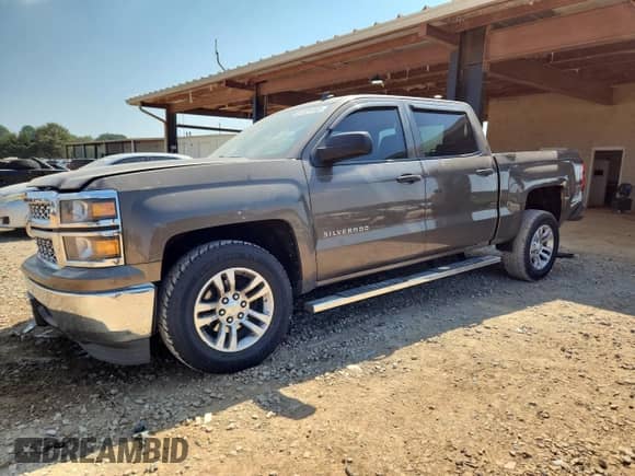 2014 Chevrolet Silverado 1500 LT with VIN 3GCPCREC3EG261347, listed as a Copart auction lot 81324465 with 84,570 mi miles and Salvage title. Bid and sale history available at DreamBid. Image 1.