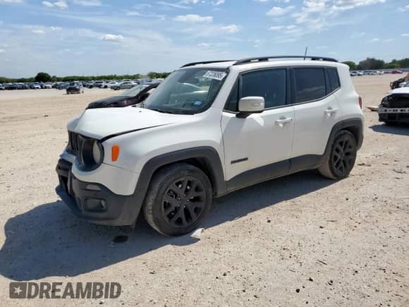 2018 Jeep Renegade Altitude with VIN ZACCJABB0JPJ63156, listed as a Copart auction lot 67226095 with 108,690 mi miles and Salvage title. Bid and sale history available at DreamBid. Image 1.