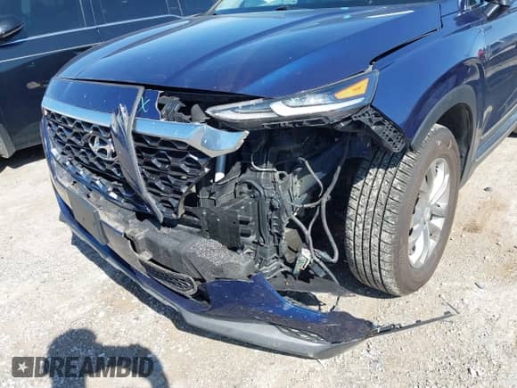 2020 Hyundai Santa Fe SE with VIN 5NMS2CAD5LH229638, listed as a IAAI auction lot 43171267 with 126,613 mi miles and . Bid and sale history available at DreamBid. Image 6.