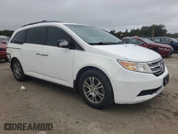 2013 Honda Odyssey EX-L z VIN 5FNRL5H69DB076280, wystawiony jako Copart lot #89840545 z przebiegiem 155 405 mil mil oraz Szkoda całkowita • Salvage title. Historia ofert i sprzedaży dostępna na DreamBid. Obrazek 4.