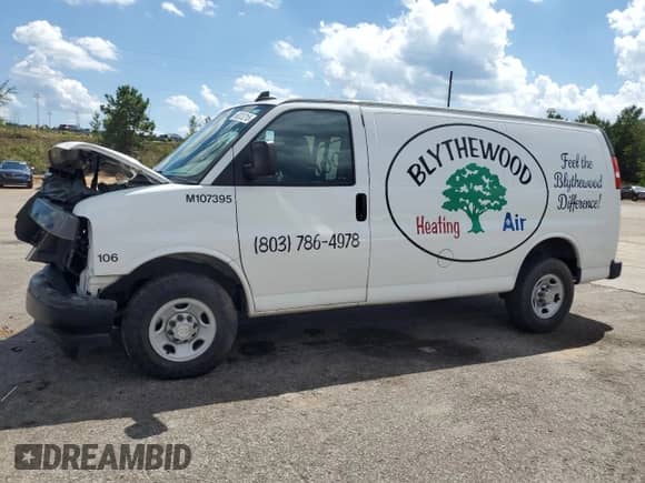 2020 Chevrolet Express Cargo с VIN 1GCWGAFP9L1127649, выставлен на аукционе Copart как лот 68323215 с пробегом 96 164 миль миль и Чистый • Clean title. История ставок и продаж доступна на DreamBid. Изображение 1.