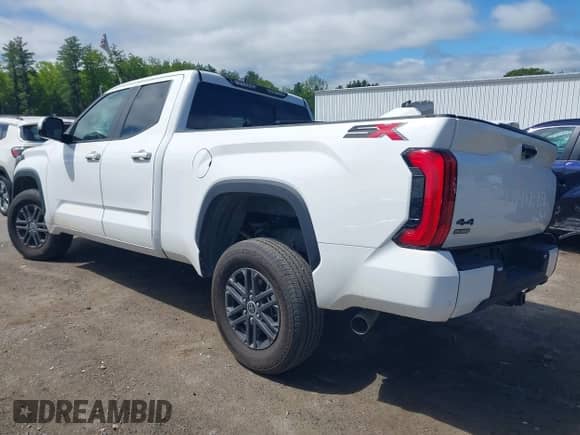 2024 Toyota Tundra SR5 with VIN 5TFLA5DA9RX229095, listed as a IAAI auction lot 42215297 with 4,501 mi miles and . Bid and sale history available at DreamBid. Image 3.