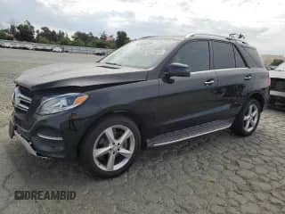 2016 Mercedes-Benz GLE 350 with VIN 4JGDA5JB0GA779878, listed as a Copart auction lot 80572635 with 59,314 mi miles and Salvage title. Bid and sale history available at DreamBid. Image 1.