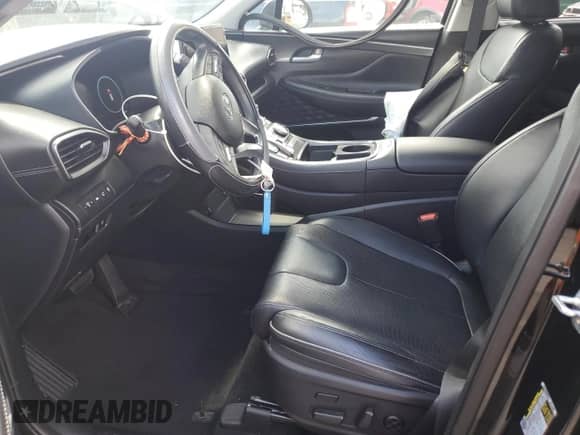 2021 Hyundai Santa Fe Limited with VIN 5NMS4DAL6MH343818, listed as a Copart auction lot 70494775 with 54,946 mi miles and Salvage title. Bid and sale history available at DreamBid. Image 7.