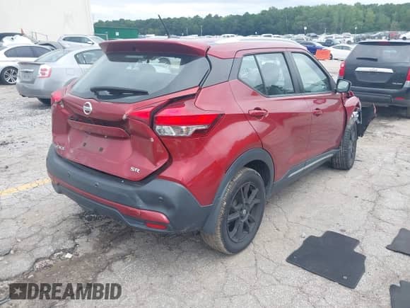 2020 Nissan Kicks SR with VIN 3N1CP5DV5LL568105, listed as a IAAI auction lot 42936673 with 148,230 mi miles and . Bid and sale history available at DreamBid. Image 4.