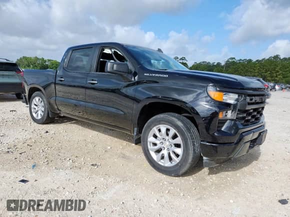 2022 Chevrolet Silverado 1500 Custom with VIN 3GCPABEK3NG610785, listed as a Copart auction lot 61357995 with 53,920 mi miles and Clean title. Bid and sale history available at DreamBid. Image 4.
