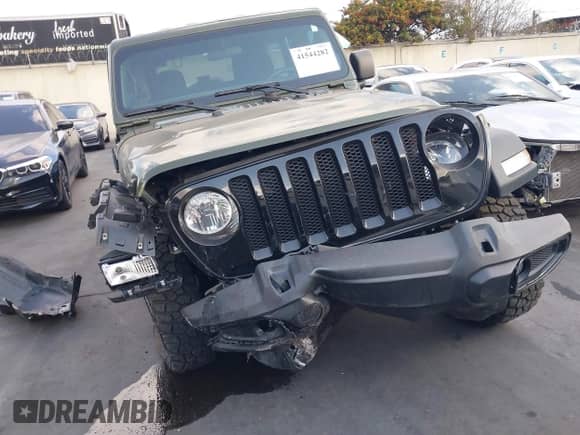 2022 Jeep Wrangler Unlimited Sport S with VIN 1C4HJXDG2NW196267, listed as a IAAI auction lot 41544282 with 18,547 mi miles and . Bid and sale history available at DreamBid. Image 19.