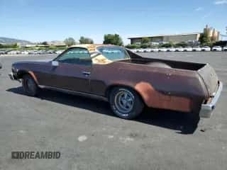 1973 Chevrolet El Camino z VIN 1D80K3Z457627, wystawiony jako Copart lot #58102395 z przebiegiem 2 683 mil mil oraz Czysty tytuł • Clean title. Historia ofert i sprzedaży dostępna na DreamBid. Obrazek 2.
