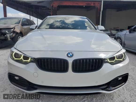 2020 BMW 4 Series 430i with VIN WBA4W3C09LFH01618, listed as a Copart auction lot 52134395 with 48,478 mi miles and Salvage title. Bid and sale history available at DreamBid. Image 5.