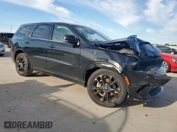 2022 Dodge Durango GT Plus with VIN 1C4RDHDG3NC197513, listed as a Copart auction lot 57667285 with 46,161 mi miles and Salvage title. Bid and sale history available at DreamBid. Image 4.