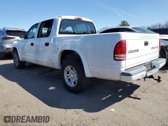 2004 Dodge Dakota Sport z VIN 1D7HL38N54S641561, wystawiony jako Copart lot #53960175 z przebiegiem 85 785 mil mil oraz Czysty tytuł • Clean title. Historia ofert i sprzedaży dostępna na DreamBid. Obrazek 2.