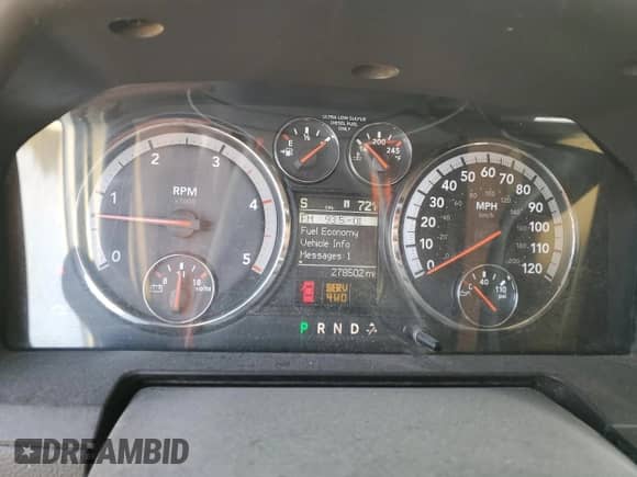 2010 Dodge 3500 Laramie with VIN 3D73Y4HL3AG170223, listed as a Copart auction lot 84409625 with 278,502 mi miles and Salvage title. Bid and sale history available at DreamBid. Image 9.