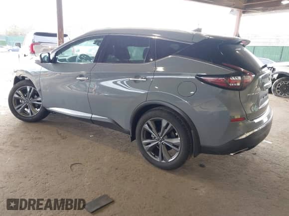 2024 Nissan Murano Platinum with VIN 5N1AZ2DS4RC104967, listed as a IAAI auction lot 41992691 with 5,307 mi miles and . Bid and sale history available at DreamBid. Image 3.