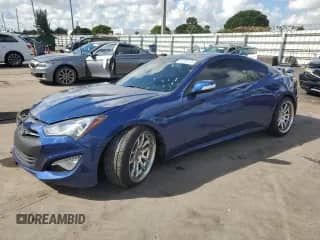 2016 Hyundai Genesis Coupe Ultimate with VIN KMHHU6KJ6GU135904, listed as a Copart auction lot 84193135 with 96,234 mi miles and Salvage title. Bid and sale history available at DreamBid. Image 1.