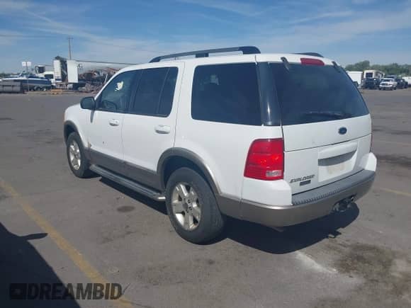 2003 Ford Explorer Eddie Bauer z VIN 1FMZU74K13UC38755, wystawiony jako IAAI lot #42238569 z przebiegiem 216 081 mil mil oraz . Historia ofert i sprzedaży dostępna na DreamBid. Obrazek 3.