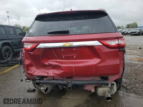 2020 Chevrolet Traverse LT Cloth with VIN 1GNERGKW1LJ249936, listed as a Copart auction lot 84621005 with 406,815 mi miles and Clean title. Bid and sale history available at DreamBid. Image 6.