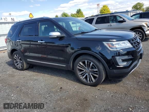 2017 Ford Explorer Platinum с VIN 1FM5K8HT7HGC75425, выставлен на аукционе Copart как лот 71398035 с пробегом 58 857 миль миль и Списание • Salvage title. История ставок и продаж доступна на DreamBid. Изображение 4.