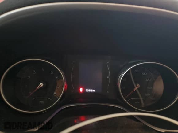 2019 Jeep Compass Altitude with VIN 3C4NJCBB2KT616176, listed as a Copart auction lot 80668455 with 73,518 mi miles and Salvage title. Bid and sale history available at DreamBid. Image 9.