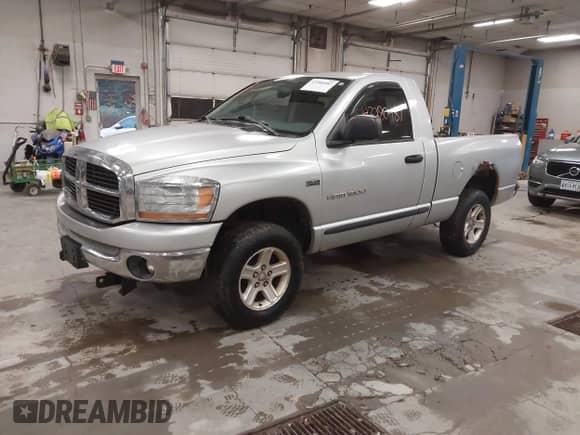 2006 Dodge 1500 SLT with VIN 1D7HU16236J166768, listed as a IAAI auction lot 43280487 with Not provided miles and . Bid and sale history available at DreamBid. Image 2.