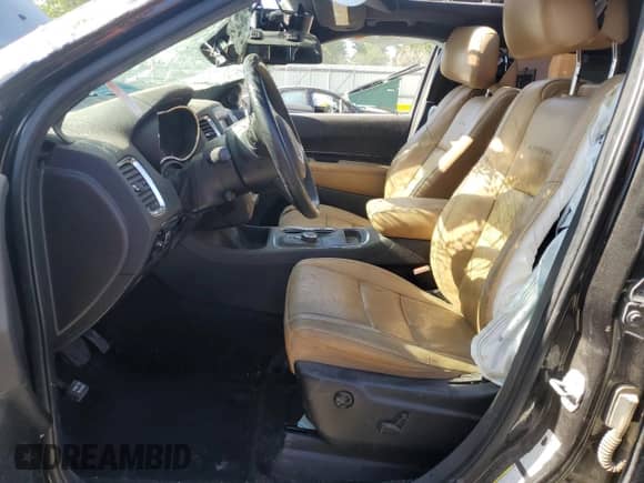 2015 Dodge Durango Citadel with VIN 1C4RDHEG6FC120313, listed as a Copart auction lot 57487185 with 174,123 mi miles and Salvage title. Bid and sale history available at DreamBid. Image 7.