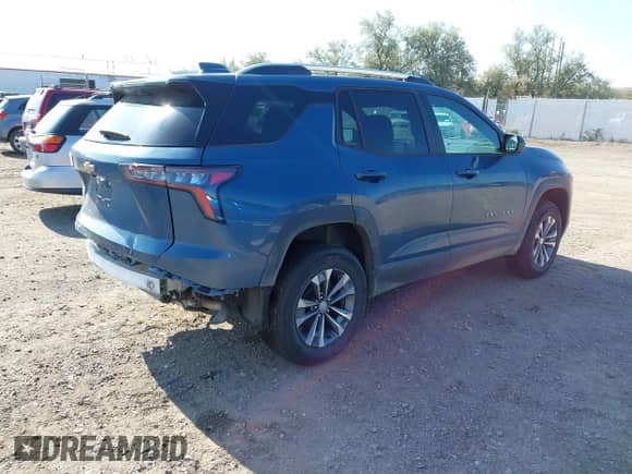 2025 Chevrolet Equinox AWD LT с VIN 3GNAXPEG5SL251091, выставлен на аукционе IAAI как лот 43221728 с пробегом 13 137 миль миль и . История ставок и продаж доступна на DreamBid. Изображение 4.