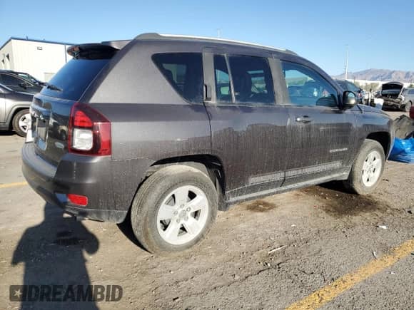 2017 Jeep Compass Latitude with VIN 1C4NJCEA5HD115980, listed as a Copart auction lot 80718455 with 56,031 mi miles and Salvage title. Bid and sale history available at DreamBid. Image 3.