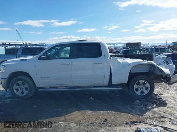 2022 Ram 1500 Big Horn with VIN 1C6SRFMT6NN400068, listed as a IAAI auction lot 41654209 with 44,476 mi miles and . Bid and sale history available at DreamBid. Image 15.