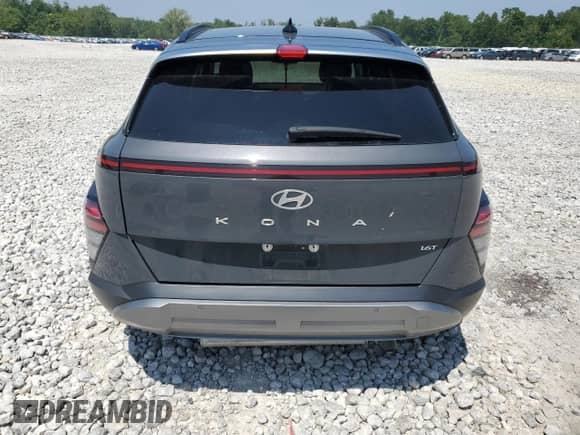 2024 Hyundai Kona Limited с VIN KM8HE3A35RU042616, выставлен на аукционе Copart как лот 64702575 с пробегом 23 847 миль миль и Списание • Salvage title. История ставок и продаж доступна на DreamBid. Изображение 6.