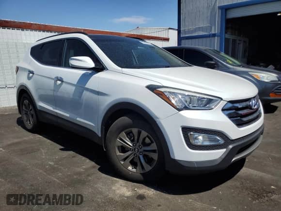 2014 Hyundai Santa Fe with VIN 5XYZU3LB0EG156566, listed as a Copart auction lot 70406135 with 113,866 mi miles and Clean title. Bid and sale history available at DreamBid. Image 4.