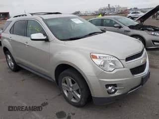 2014 Chevrolet Equinox LTZ with VIN 2GNALDEK2E6158553, listed as a IAAI auction lot 43594441 with 128,513 mi miles and . Bid and sale history available at DreamBid. Image 1.