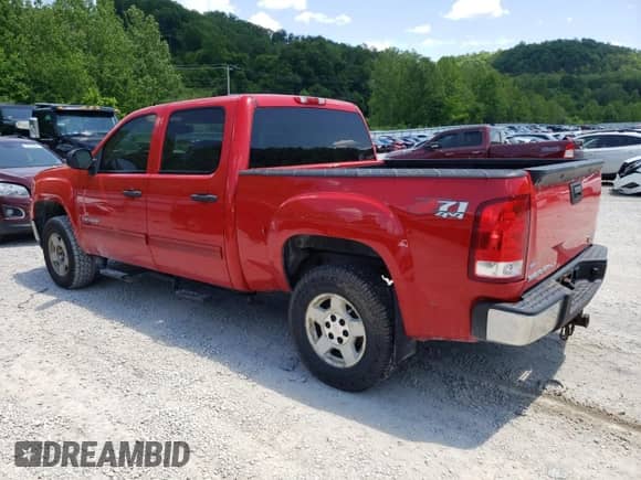 2012 GMC Sierra 1500 SLE with VIN 3GTP2VE78CG184597, listed as a Copart auction lot 55646704 with 192,966 mi miles and Salvage title. Bid and sale history available at DreamBid. Image 2.