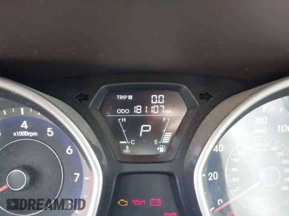 2013 Hyundai Elantra GLS with VIN 5NPDH4AE4DH273690, listed as a IAAI auction lot 43163721 with 181,107 mi miles and . Bid and sale history available at DreamBid. Image 7.