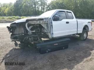 2020 Ford F-150 XL with VIN 1FTFX1E44LFB36933, listed as a Copart auction lot 71696765 with 129,646 mi miles and Salvage title. Bid and sale history available at DreamBid. Image 1.