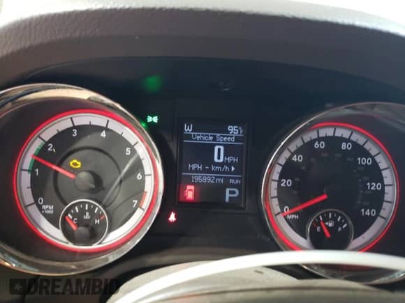 2012 Dodge Durango Crew with VIN 1C4RDJDG8CC118650, listed as a Copart auction lot 66696235 with 195,892 mi miles and Salvage title. Bid and sale history available at DreamBid. Image 9.