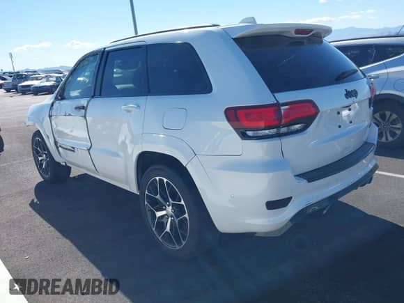 2021 Jeep Grand Cherokee SRT with VIN 1C4RJFDJ3MC561128, listed as a IAAI auction lot 43529278 with Not provided miles and . Bid and sale history available at DreamBid. Image 3.