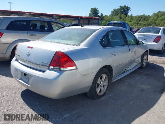 2011 Chevrolet Impala LT Retail with VIN 2G1WB5EK5B1167191, listed as a IAAI auction lot 43395572 with 124,517 mi miles and . Bid and sale history available at DreamBid. Image 4.