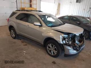 2016 Chevrolet Equinox LT with VIN 2GNFLFE35G6281275, listed as a IAAI auction lot 43360571 with 291,909 mi miles and . Bid and sale history available at DreamBid. Image 1.