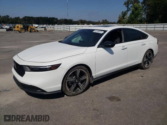 2023 Honda Accord Sport with VIN 1HGCY2F5XPA039320, listed as a Copart auction lot 84180925 with 35,566 mi miles and Salvage title. Bid and sale history available at DreamBid. Image 1.