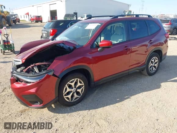 2021 Subaru Forester Premium with VIN JF2SKAJC0MH469485, listed as a IAAI auction lot 43154900 with 53,834 mi miles and . Bid and sale history available at DreamBid. Image 17.