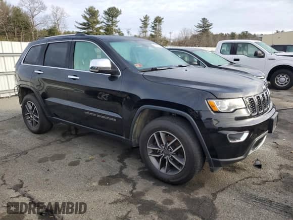2019 Jeep Grand Cherokee Limited X with VIN 1C4RJFBT7KC706494, listed as a Copart auction lot 82813014 with 92,579 mi miles and Salvage title. Bid and sale history available at DreamBid. Image 4.