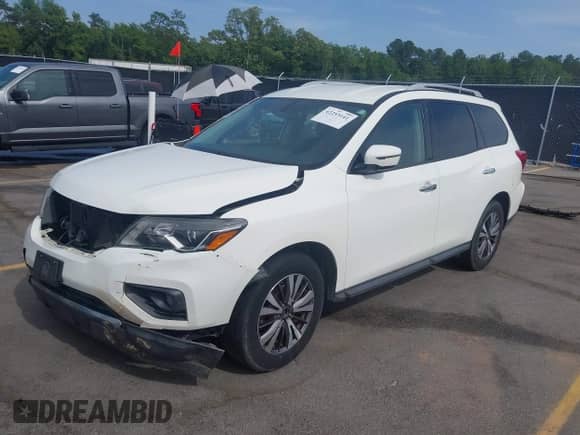 2017 Nissan Pathfinder SV with VIN 5N1DR2MN7HC685340, listed as a IAAI auction lot 42253141 with 166,267 mi miles and . Bid and sale history available at DreamBid. Image 2.
