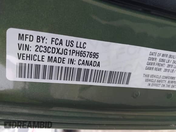 2023 Dodge Charger SXT with VIN 2C3CDXJG1PH657695, listed as a IAAI auction lot 41199974 with 26,013 mi miles and . Bid and sale history available at DreamBid. Image 9.