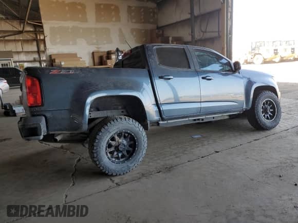 2019 Chevrolet Colorado 2WD Z71 with VIN 1GCGSDEA1K1119917, listed as a Copart auction lot 60749825 with 64,762 mi miles and Salvage title. Bid and sale history available at DreamBid. Image 3.