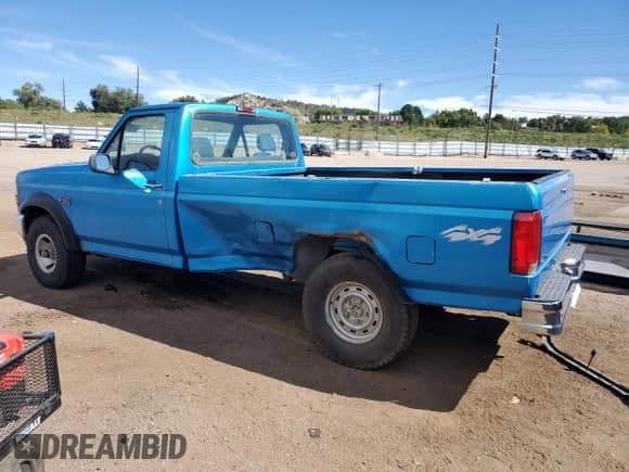 1995 Ford F-150 with VIN 1FTEF14Y5SLB05001, listed as a Copart auction lot 84234275 with 150,182 mi miles and Salvage title. Bid and sale history available at DreamBid. Image 2.