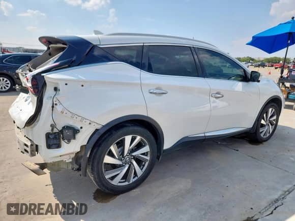 2019 Nissan Murano SL with VIN 5N1AZ2MJ2KN150170, listed as a Copart auction lot 70506735 with 101,498 mi miles and Clean title. Bid and sale history available at DreamBid. Image 3.