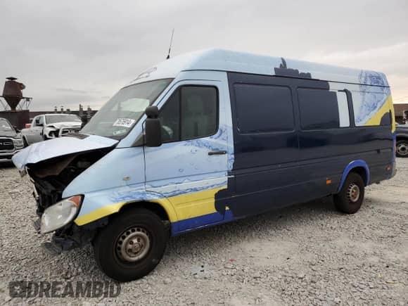 2004 Dodge Sprinter with VIN WD2PD744545699979, listed as a Copart auction lot 78576914 with Not provided miles and Salvage title. Bid and sale history available at DreamBid. Image 1.