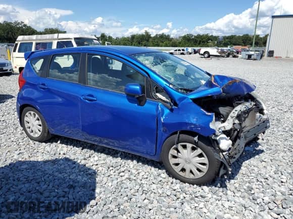 2014 Nissan Note SV with VIN 3N1CE2CP1EL426697, listed as a Copart auction lot 81847075 with Not provided miles and Salvage title. Bid and sale history available at DreamBid. Image 4.